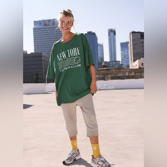 NEW Free People Original Retro Brand NYC Tennis Club Tee - Picture 13 of 13
